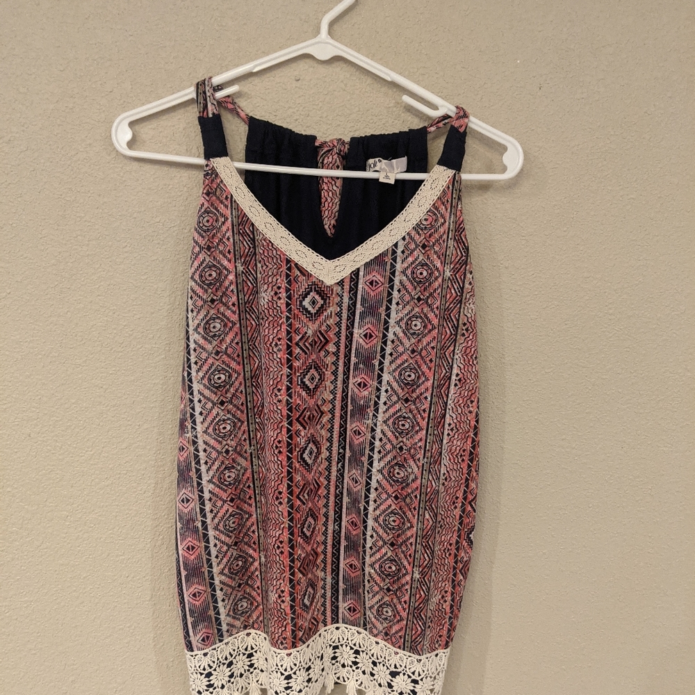 Pattern Tank Top